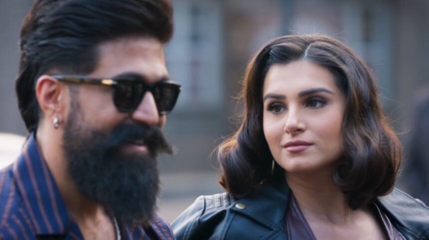 Yash and Tara Sutaria at Toxic promotions as Yash praises her look in the film