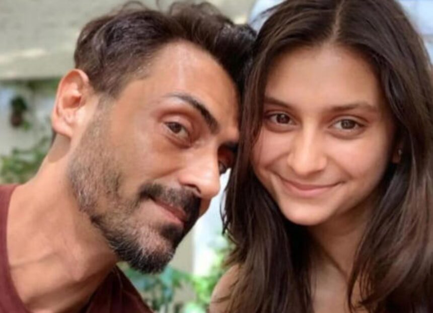 Arjun Rampal with daughters Mahikaa Rampal and Myra Rampal