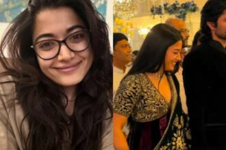 Hunterfly 26 08 24 200324 Rashmika Mandanna and Vijay Deverakonda arrive together after her hip injury