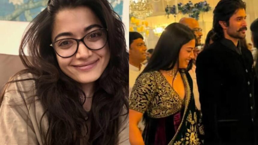 Hunterfly 26 08 24 200324 Rashmika Mandanna and Vijay Deverakonda arrive together after her hip injury