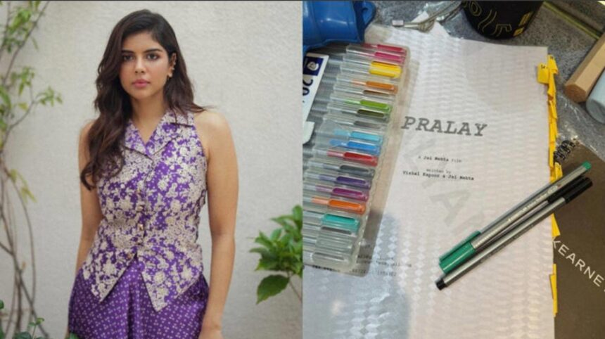 Kalyani Priyadarshan shares an update while shooting for Ranveer Singh's upcoming film Pralay during Onam