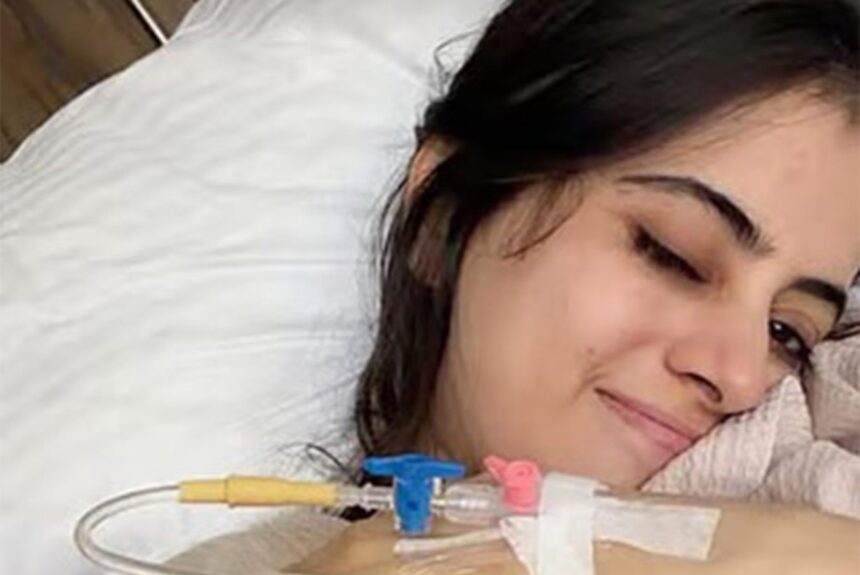 Uorfi Javed shares an update from a hospital during her latest admission.