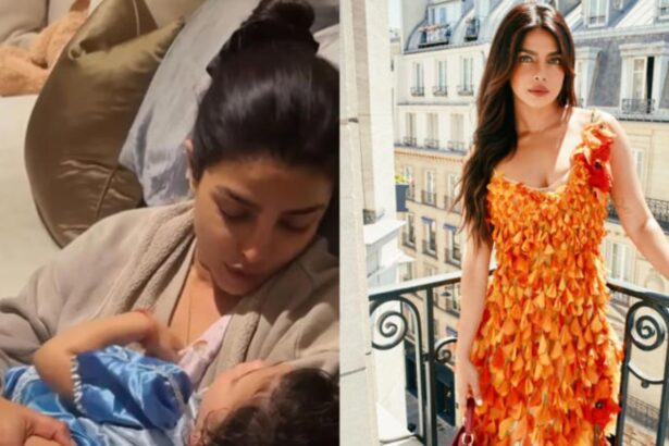 Priyanka Chopra with daughter Malti Marie during a family moment shared on social media.