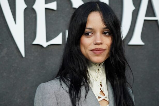 Jenna Ortega at a public appearance as fans discuss her recent interview
