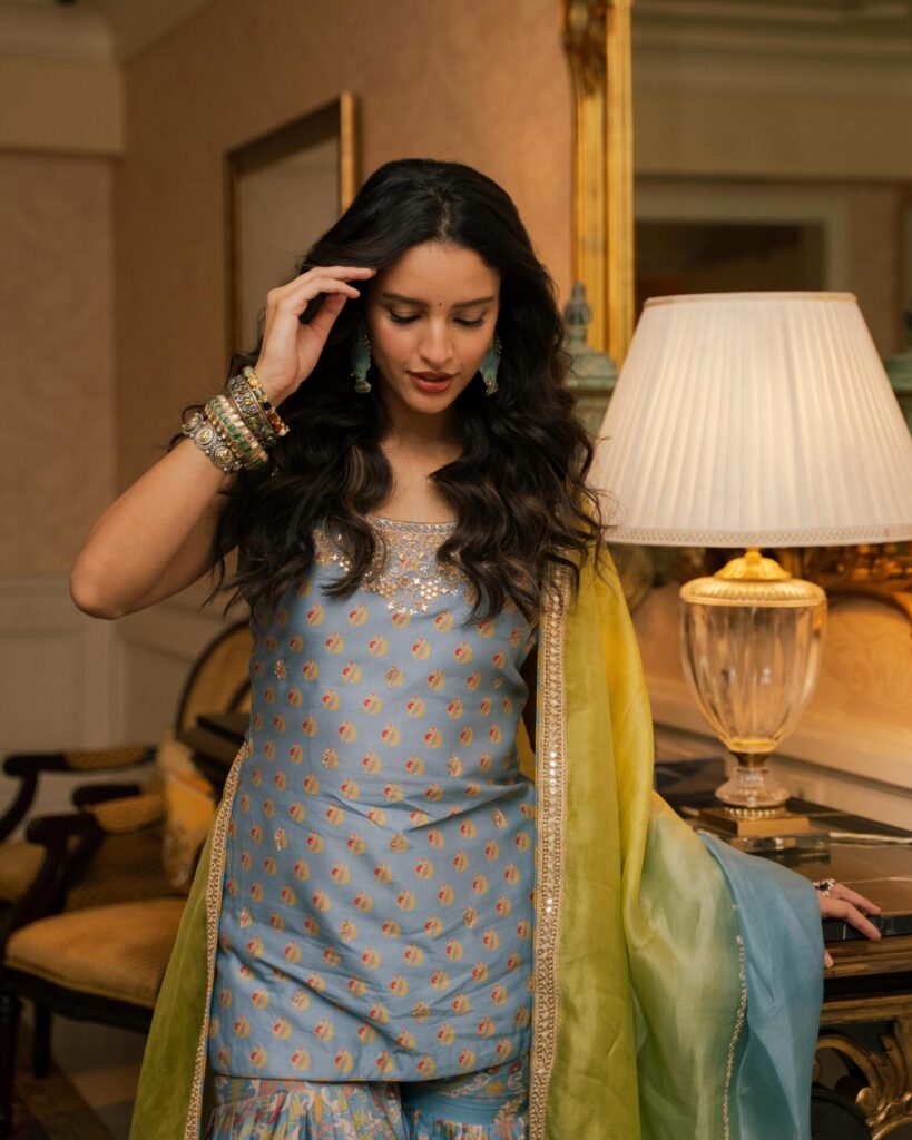 Festive Elegance in Vibrant Yellow