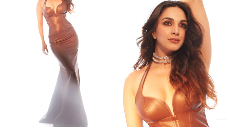 4. Chocolate Brown Halter Gown