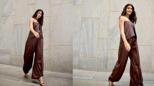 Pooja Hegde Makes Monochrome Look Effortlessly Chic