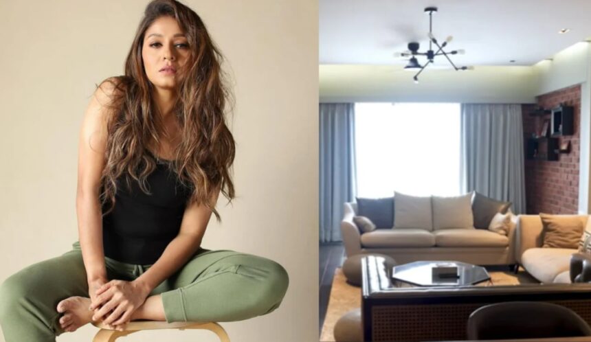 Sunidhi Chauhan’s cozy Mumbai home with wooden interiors and warm lighting