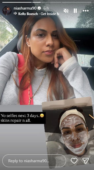 Nia Sharma gives fans a glimpse of her latest routine