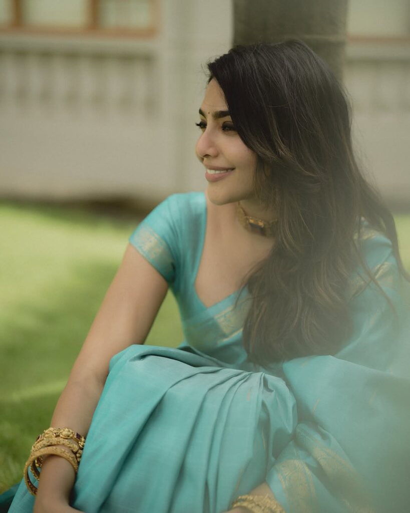 Hunterfly gsdf A Timeless Saree in Soft Pastel Hues