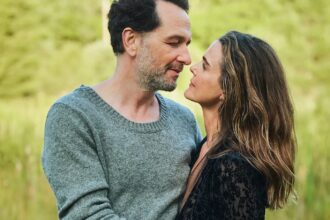 Keri Russell and Matthew Rhys together at a public event