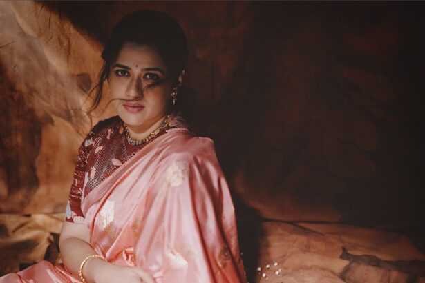 Hunterfly t 2026 08 04 002156 Girija Oak Godbole wearing a contemporary tissue-striped Paithani saree by Paithanis by Mruga Kirloskar.