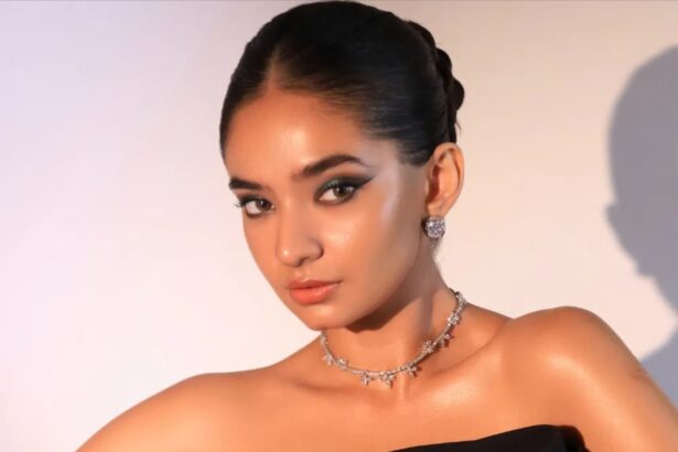 Anushka Sen at a Korean cinema event or promotional appearance for her film Asia