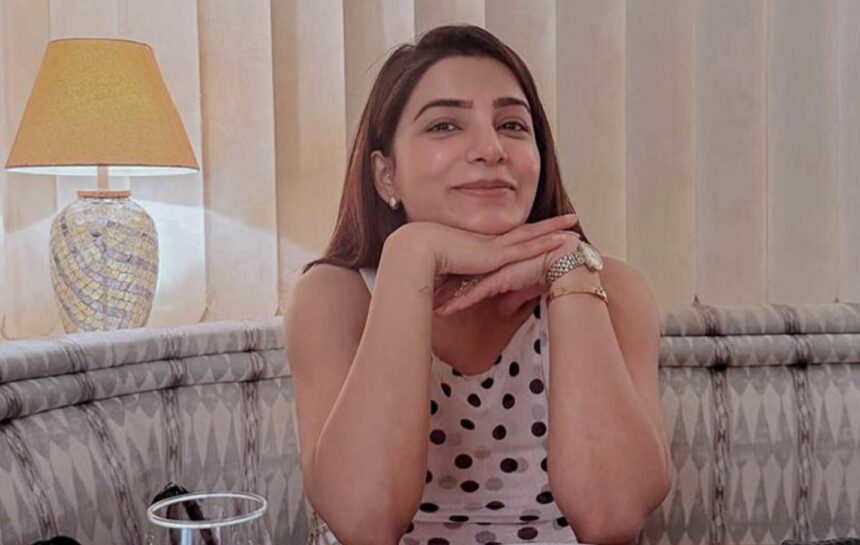 Pregnant Samantha Ruth Prabhu flaunts her growing baby bump in a new Instagram photo