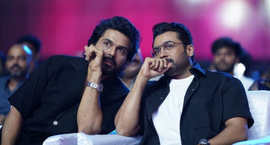 Suriya praises brother Karthi and recalls being stunned by his Paruthiveeran transformation