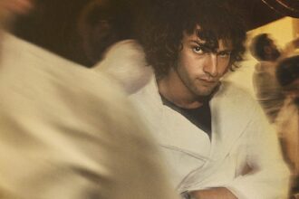 Dominic Sessa as young Anthony Bourdain in Tony movie