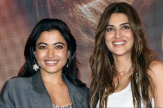 Rashmika Mandanna and Kriti Sanon at the Cocktail 2 event