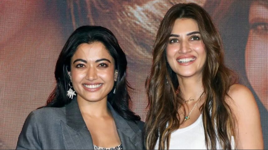 Rashmika Mandanna and Kriti Sanon at the Cocktail 2 event