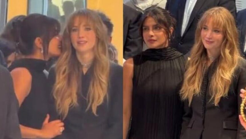 Hunterfly 026 09 05 142427 Jennifer Lawrence and Priyanka Chopra Jonas at the LVMH Prize event in Paris