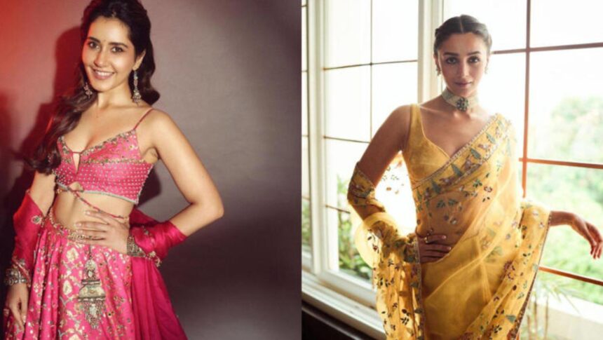 Hunterfly 026 09 07 094712 Raashii Khanna, Alia Bhatt and Bollywood actresses in festive ethnic wear
