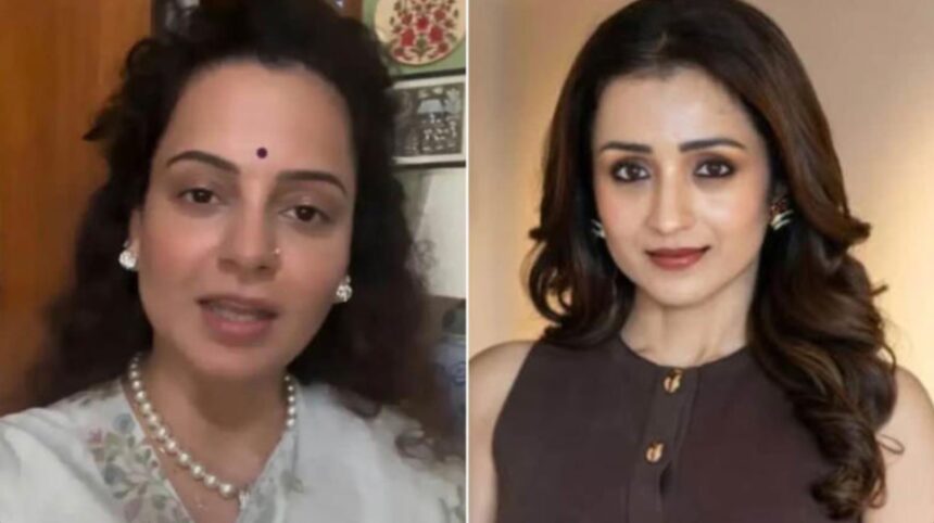 Kangana Ranaut speaks about character assassination of women amid Trisha controversy