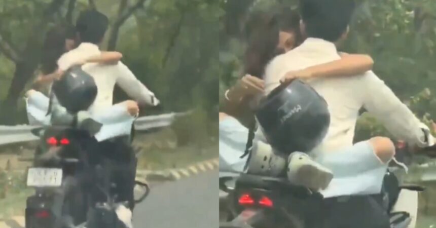 Noida Expressway bike video leads to reported ₹53,500 traffic challan