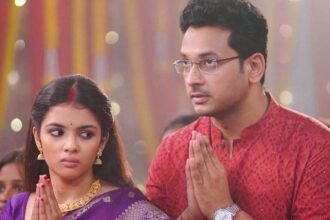 Somraj during the final day of shooting for Kone Dekha Alo