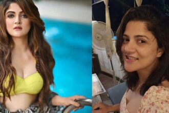 Srabanti Chatterjee in a no-makeup look