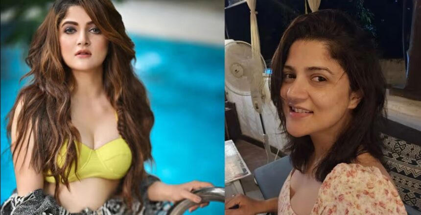 Srabanti Chatterjee in a no-makeup look