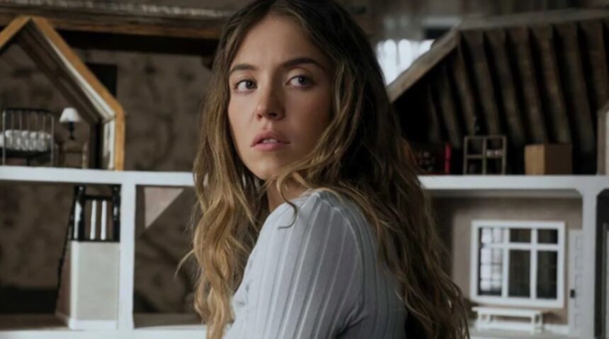 Sydney Sweeney amid controversy over her provocative Novig advertising campaign
