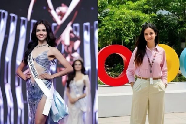 Miss Universe India finalist Umanga Kumawat at Google Bengaluru office