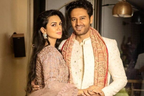 Gaurav Khanna and Akanksha Chamola at Ganpati celebration