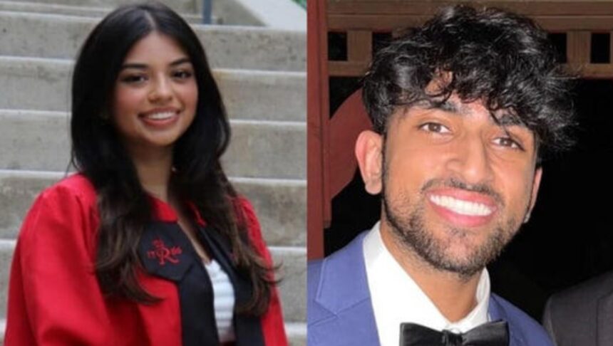 Malaika Chitre and Navam Kaul died after being struck by a New York City subway train