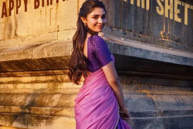 Krithi Shetty in the first look poster of January 12 Vidudala