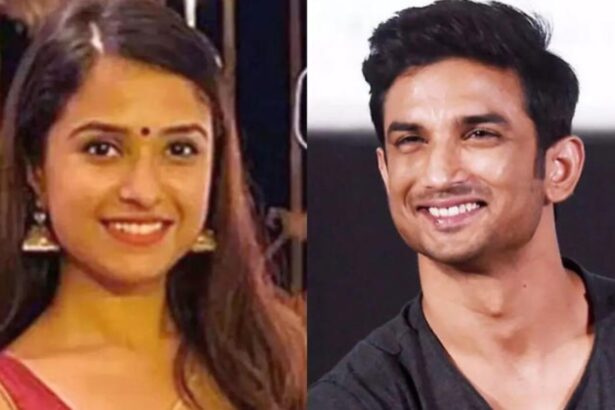Hunterfly 026 09 22 085915 Disha Salian and Sushant Singh Rajput in a news report about the CBI investigation