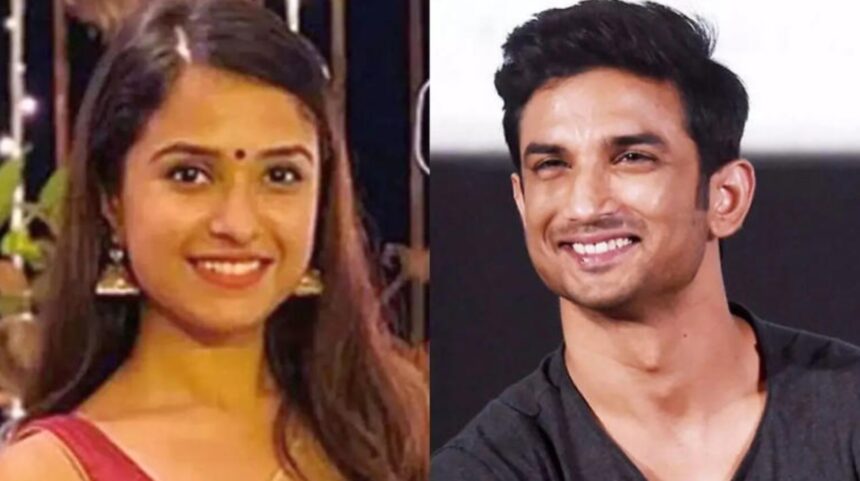 Hunterfly 026 09 22 085915 Disha Salian and Sushant Singh Rajput in a news report about the CBI investigation