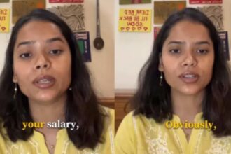 Woman discussing salary privacy and workplace pay conversations