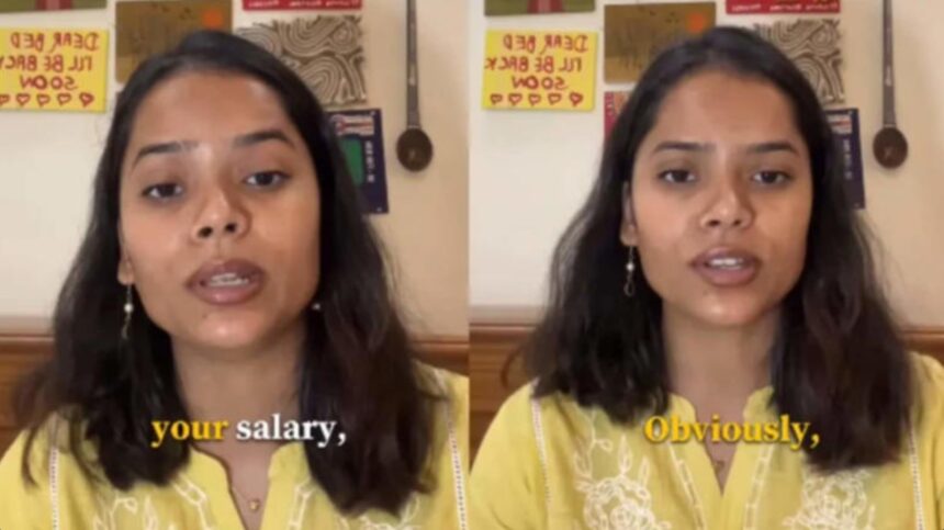 Woman discussing salary privacy and workplace pay conversations