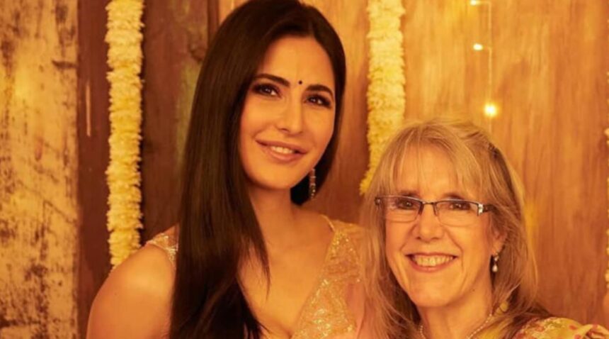 Katrina Kaif with her mother Suzanne Turquotte