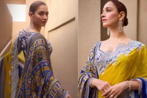 Tamannaah Bhatia Madhubani Dupatta for The Vvaan