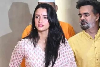 Kartik Aaryan Triptii Dimri Varun Dhawan and Bollywood stars at Satyanarayan Puja