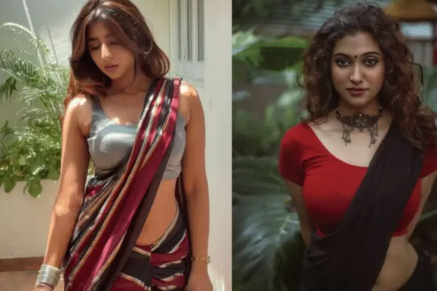 Modern saree fashion with bold colours and contemporary blouse styling