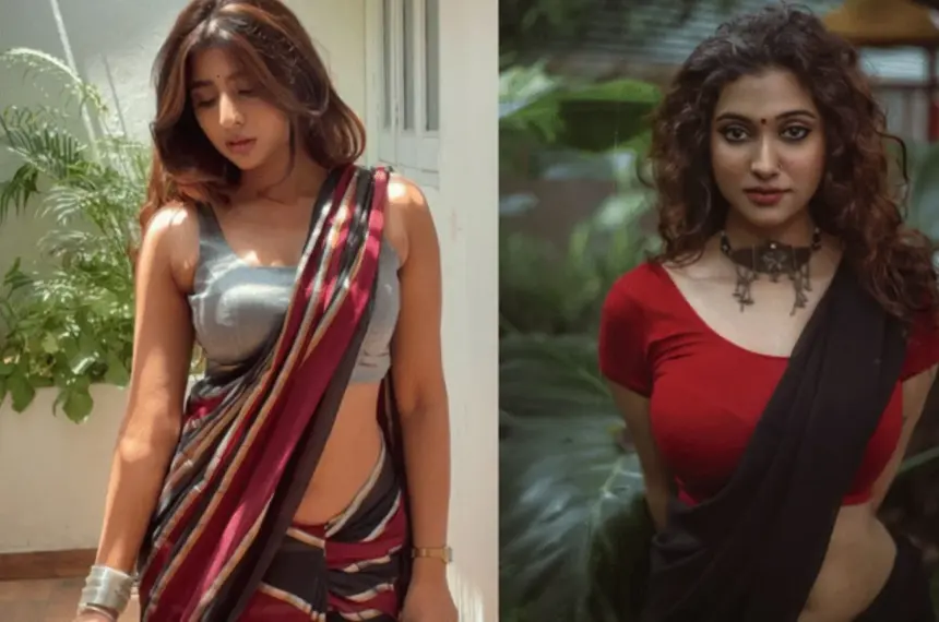 Modern saree fashion with bold colours and contemporary blouse styling
