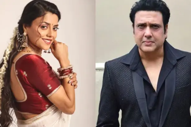 Govinda and Komal Rani at Lalbaugcha Raja amid Roopa film speculation