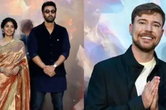 Ranbir Kapoor at the Ramayana promotional event in Mumbai