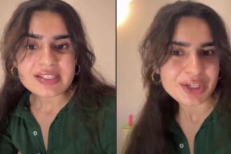 Anisha Arora discussing unemployment and resilience in an Instagram video