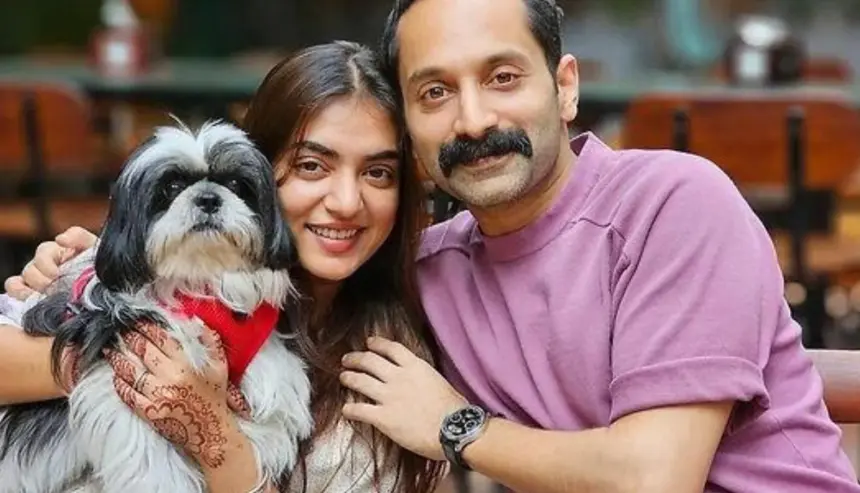 hunterfly 026 09 29 1332199 Fahadh Faasil and Nazriya Nazim as he discusses their marriage