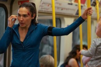 Gal Gadot in a scene from the action thriller The Runner