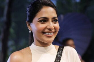 Aishwarya Lekshmi at Gatta Kusthi 2 50-day success celebration
