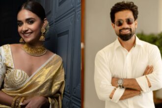 Hunterfly 2026 09 02 083547 Keerthy Suresh celebrates Onam with husband Antony Thattil and connects with actor Nani through a video call